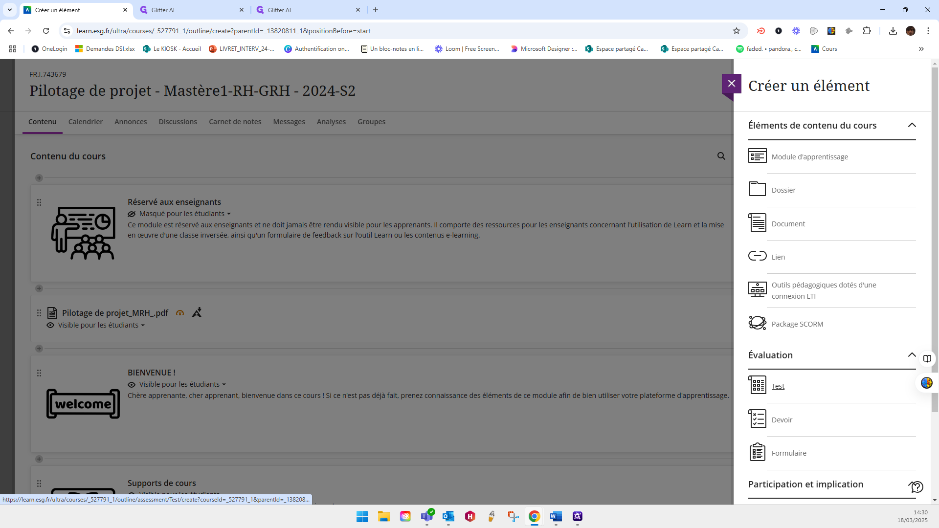 Step #4: Click on "Test"