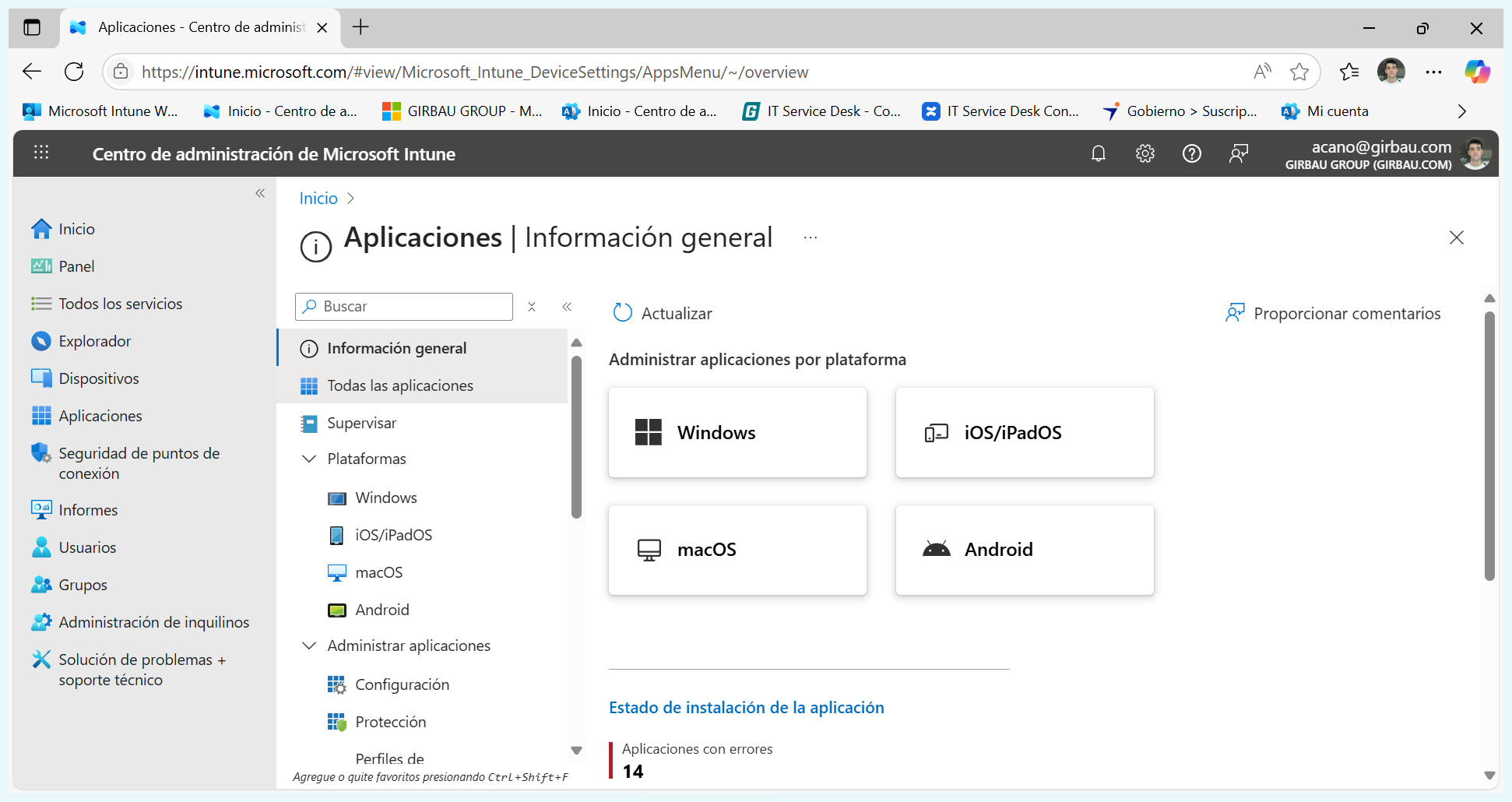 Step #2: Feu clic a "Todas la aplicaciones"