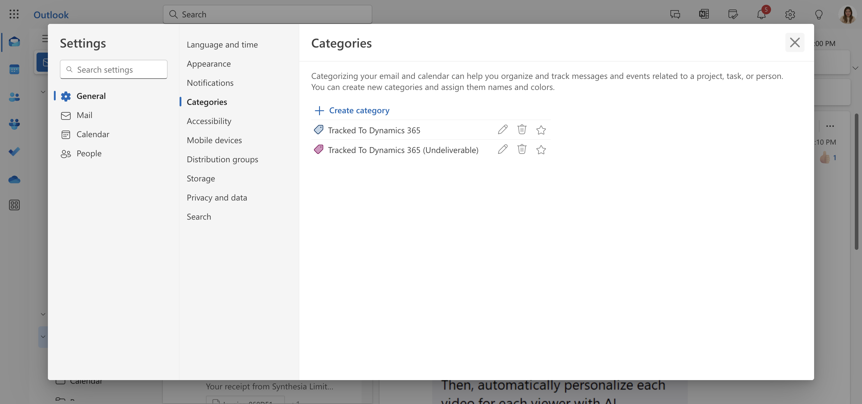 Step #5: Click on "+ Create category"