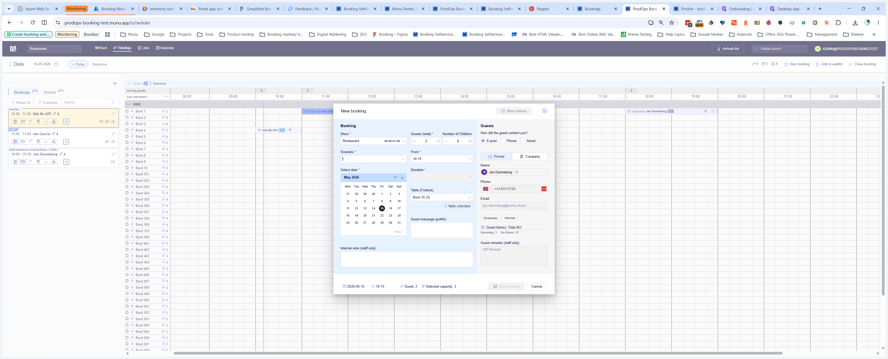 Step #4: Use the calendar selector to verify or adjust the reservation date.