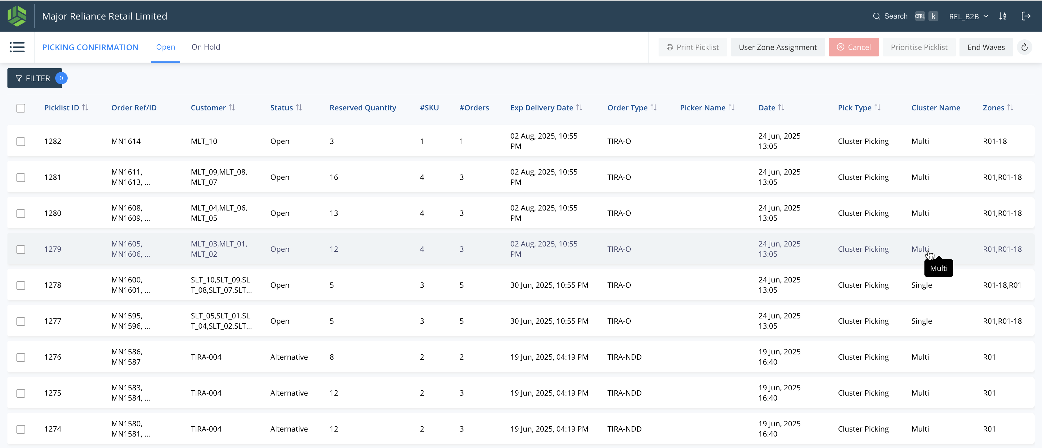 Step #3: We can see if the picklist is of Single or Multi cluster.