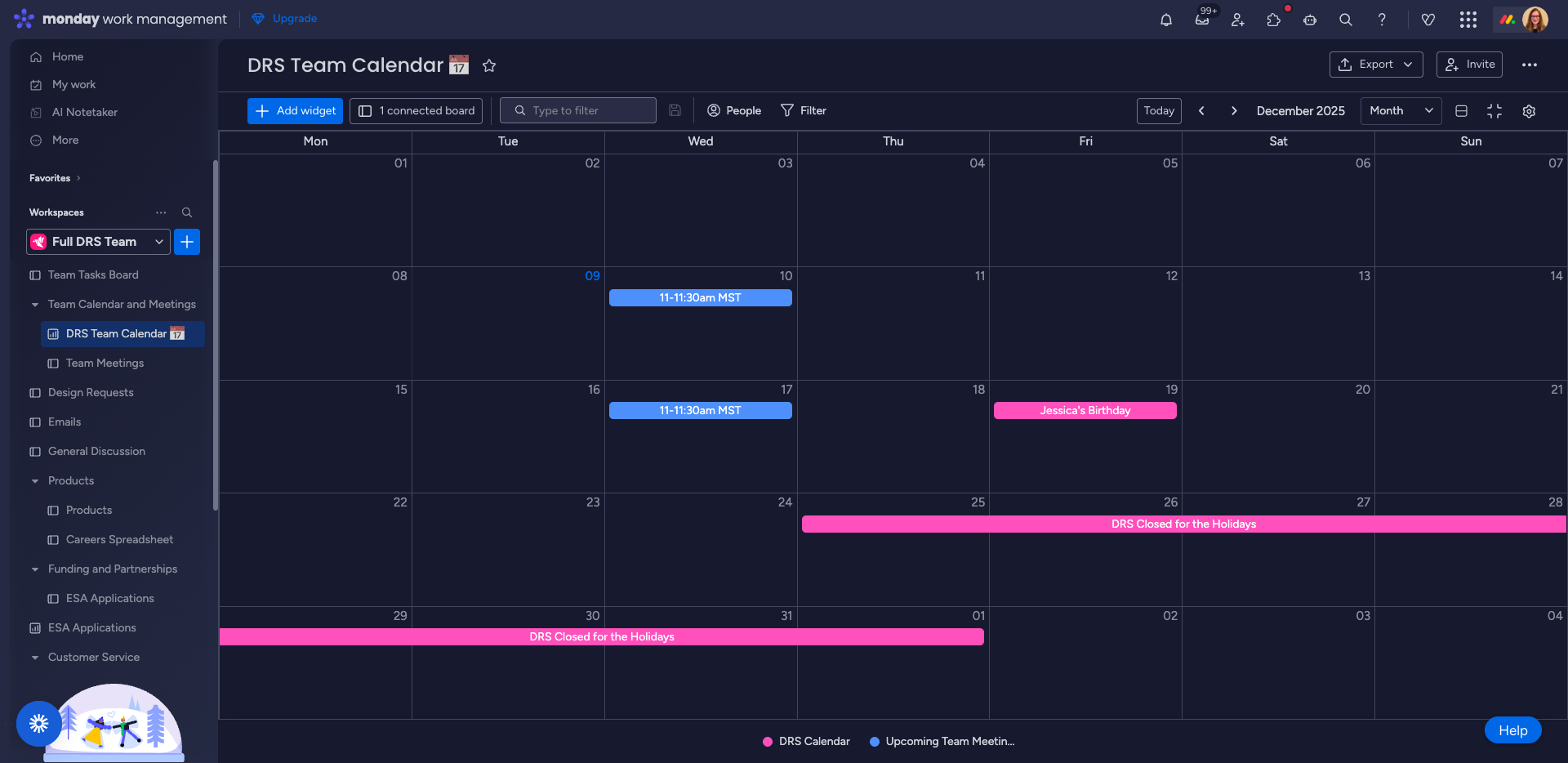 Step #4: Click on one of the meetings to find the information you need.