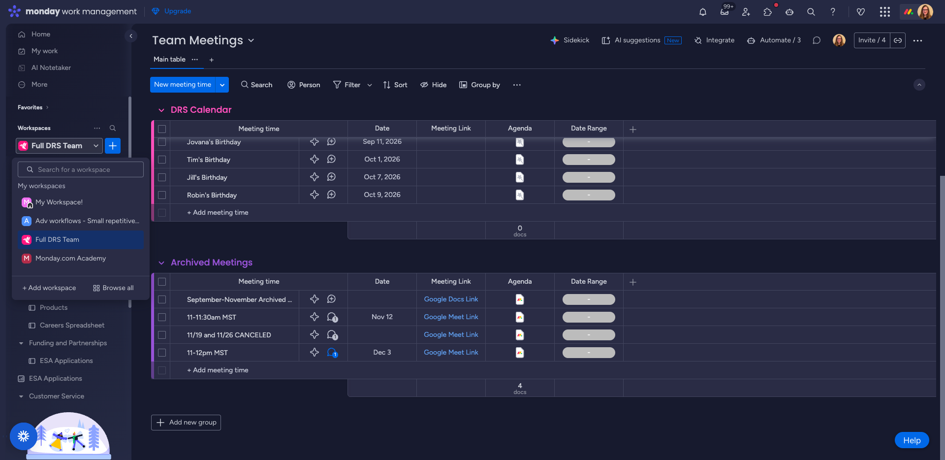 Step #1: Click on "Full DRS Team"