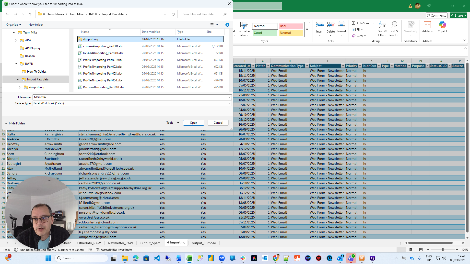 Step #11: Double-click on "4lmporting"