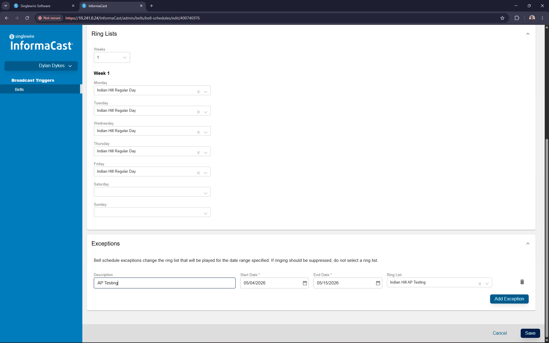 Step #10: Scroll to the bottom of the page and click Save to apply your changes.