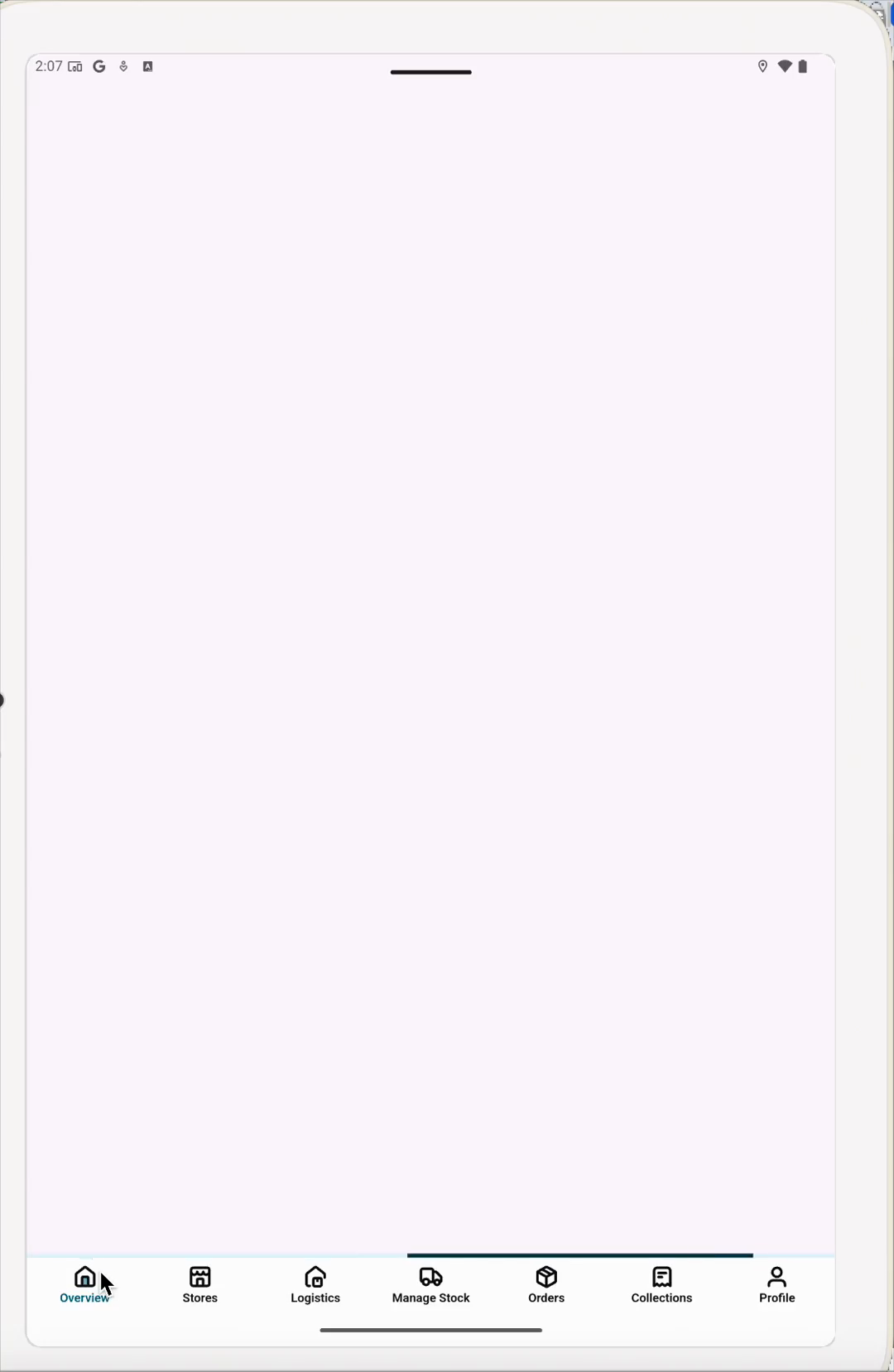 Step #1: Tap Stores in the bottom navigation bar.