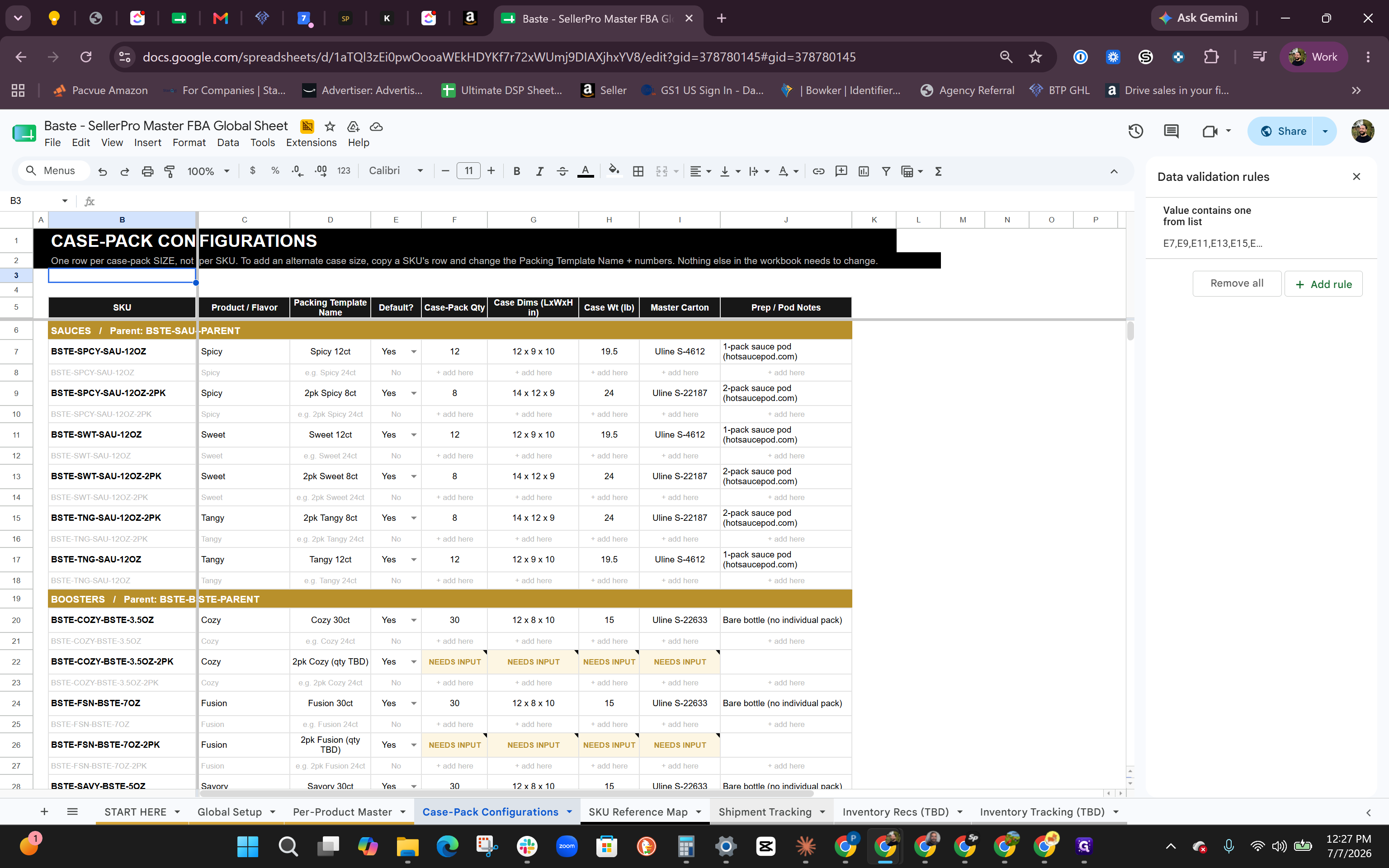 Step #10: Click on the Shipment Tracking tab.