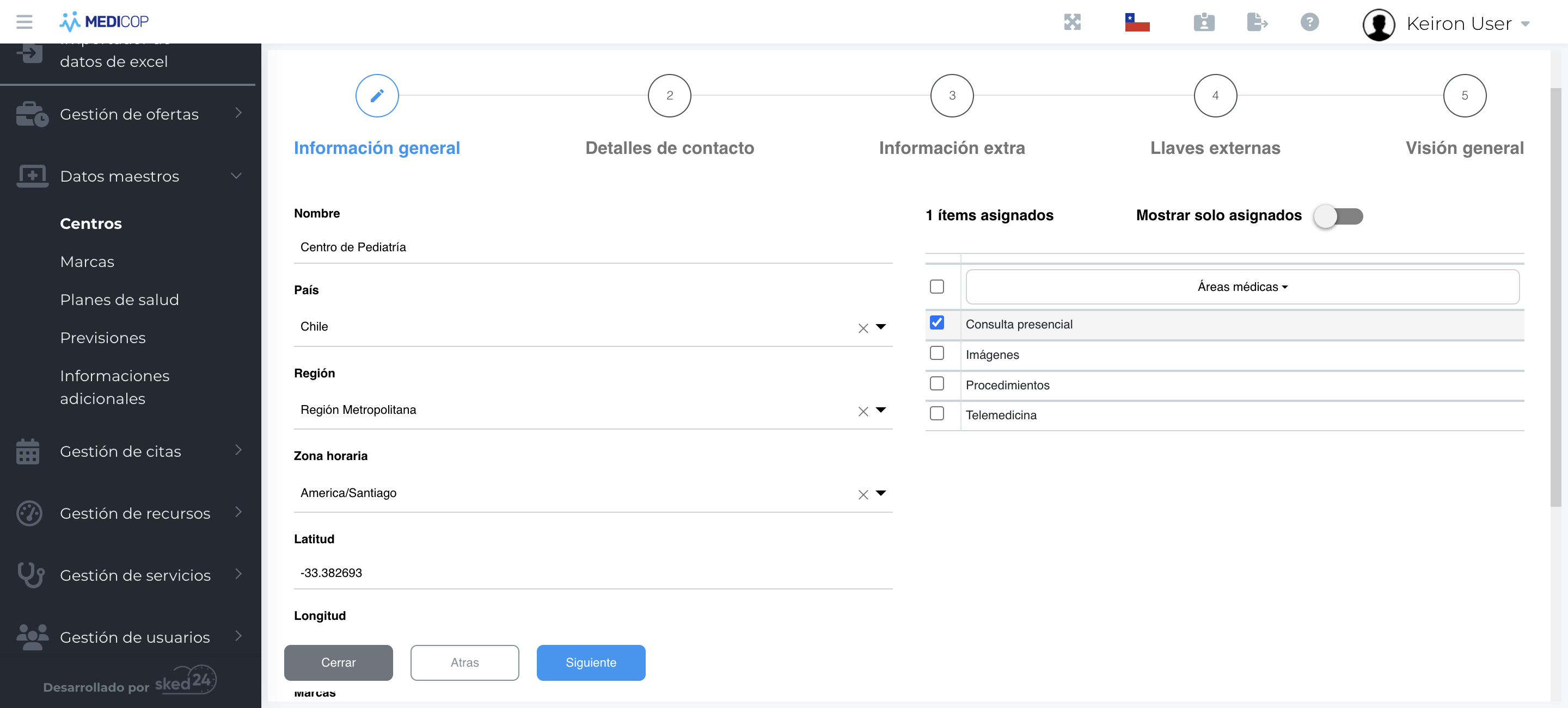 Step #6: Hagan clic en Llaves externas