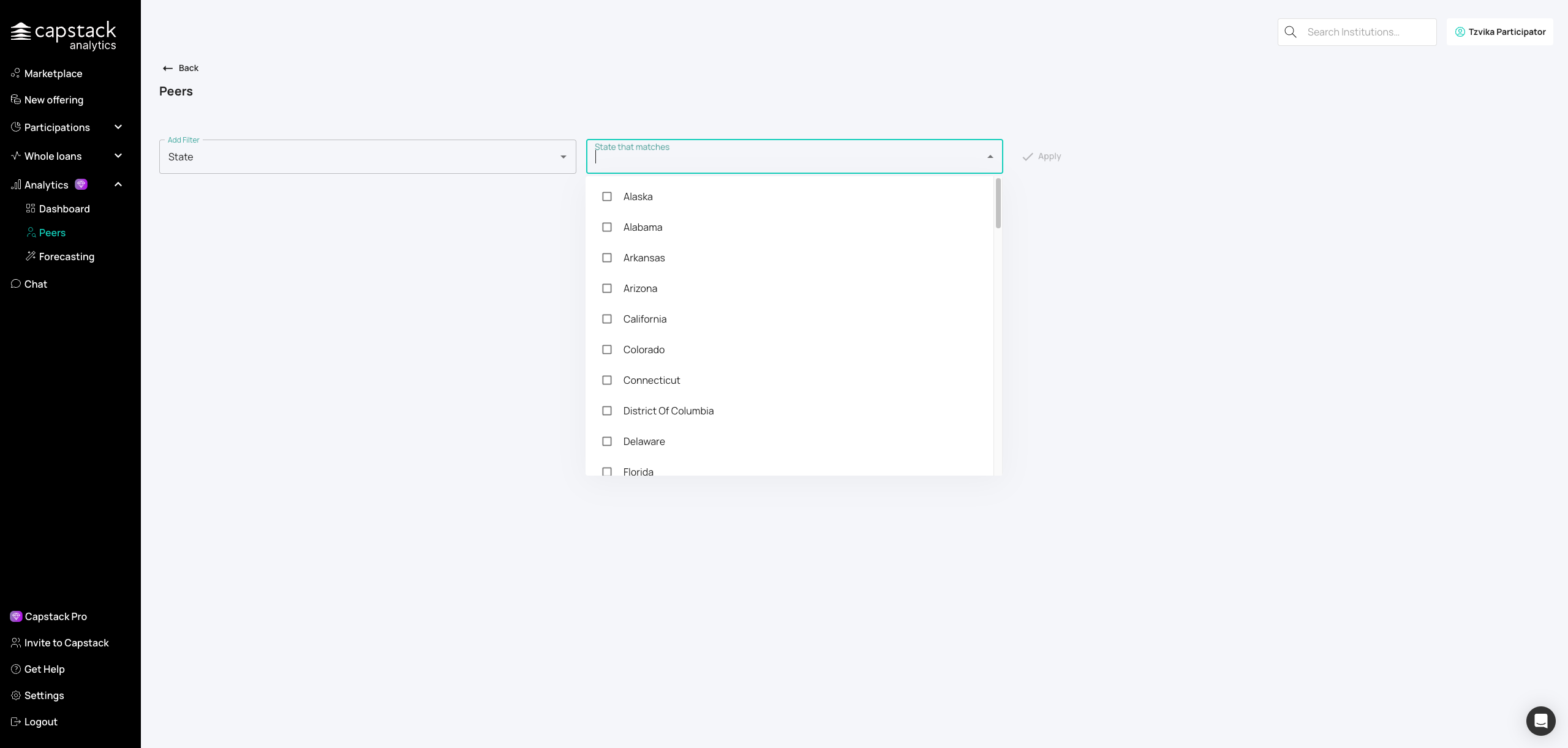 Step #17: Select Texas as an example state