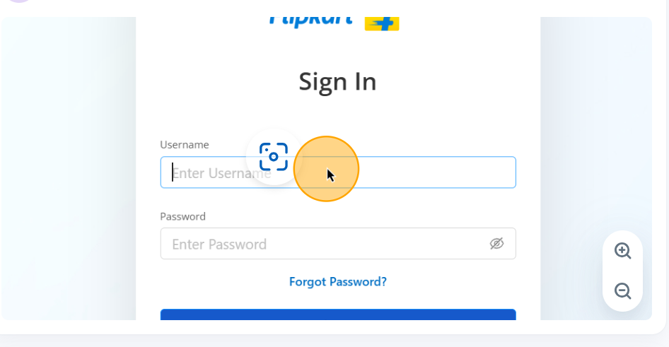 Step #2: Enter the correct username and password to log into your account.