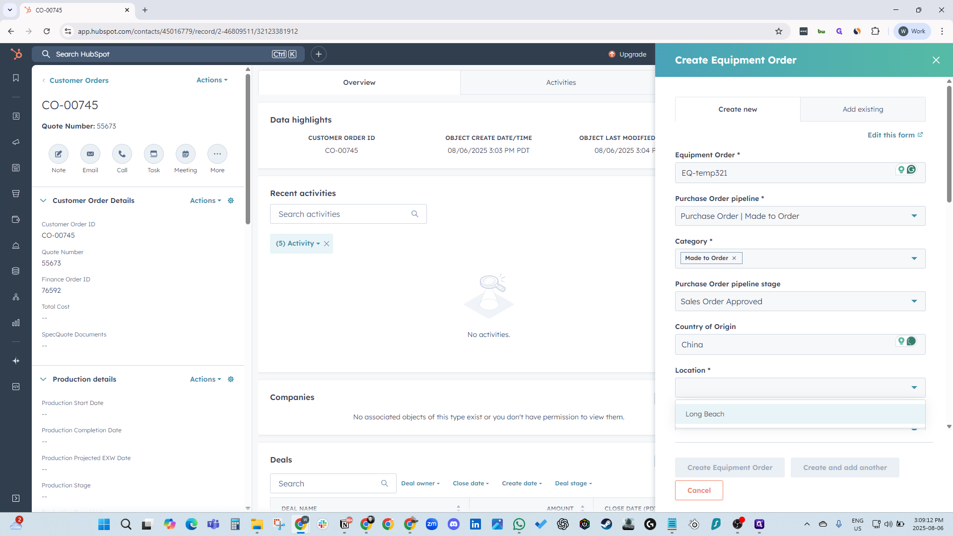 Step #75: Click on "Long Beach"