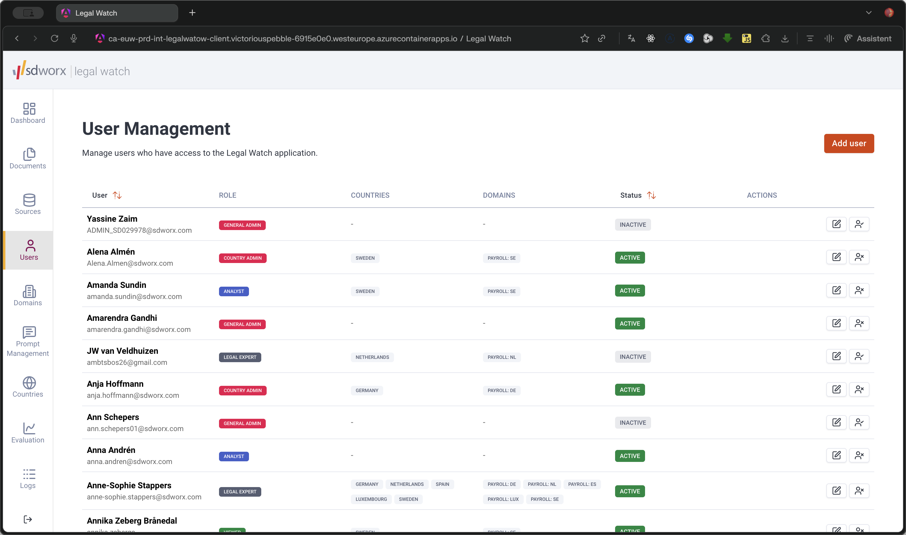 Step #1: Navigate to the User Management interface.