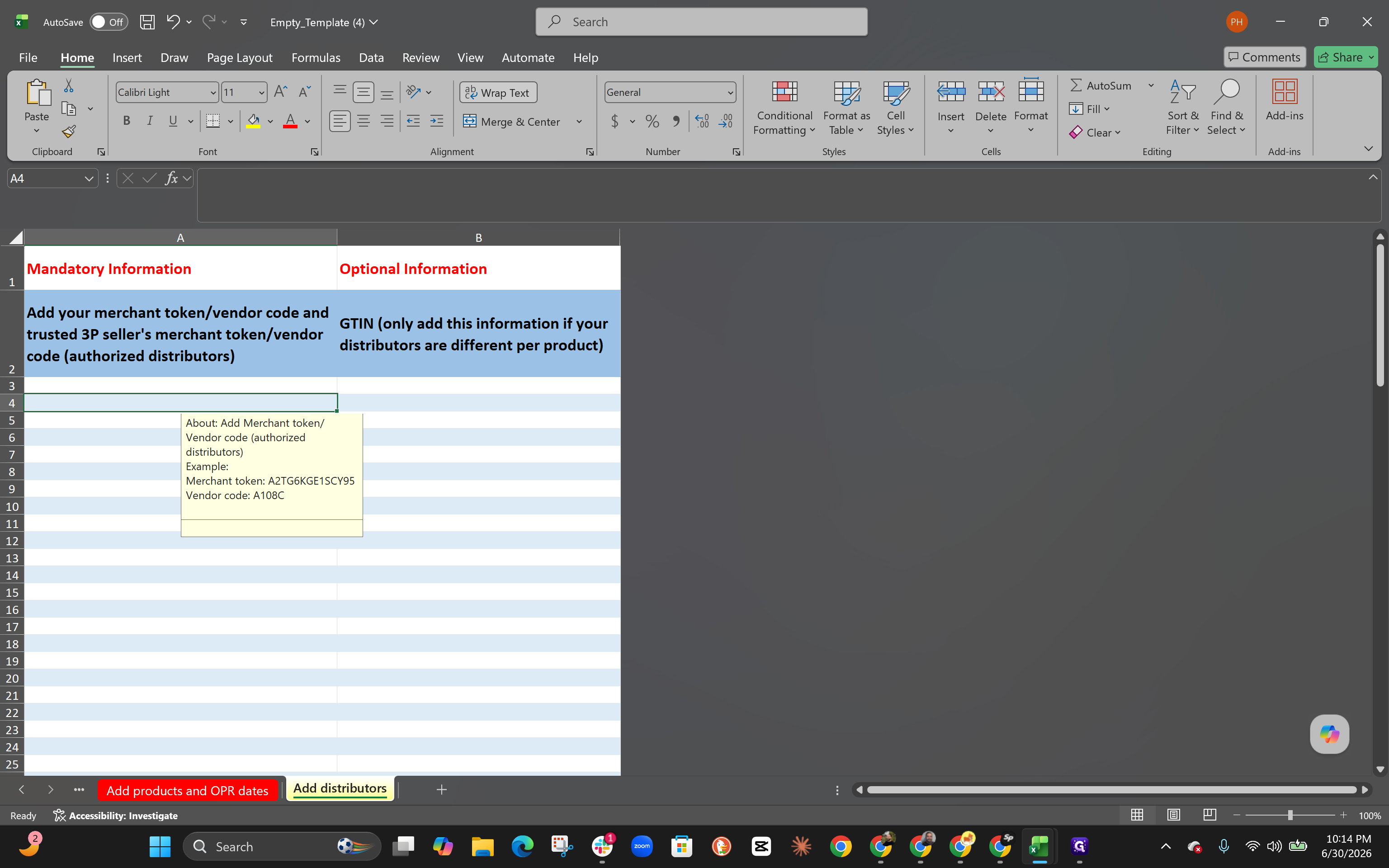 Step #16: Enter your Merchant ID into the required token field.