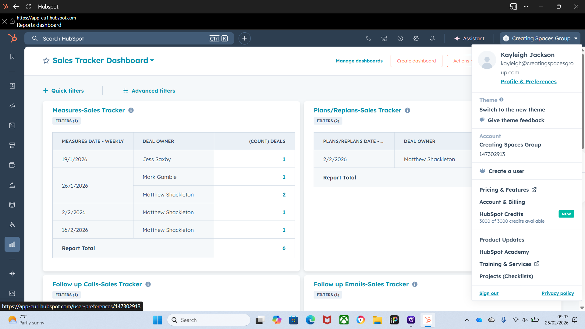 Step #2: Click on "Profile & Preferences"