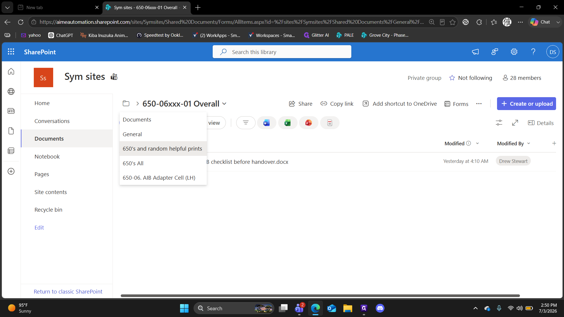 Step #18: Click 650's and random helpful prints in the breadcrumb navigation to return to the main folder directory.