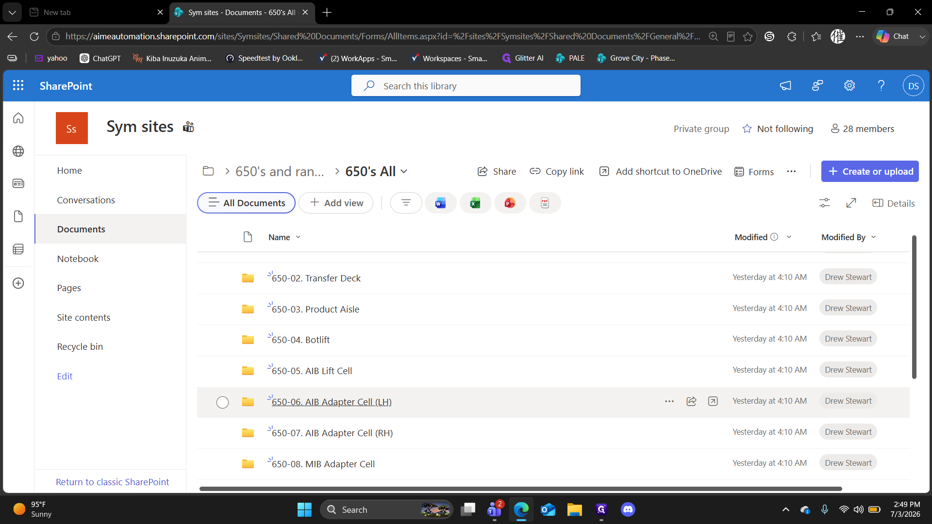 Step #9: Click the AIB Adapter Cell folder.