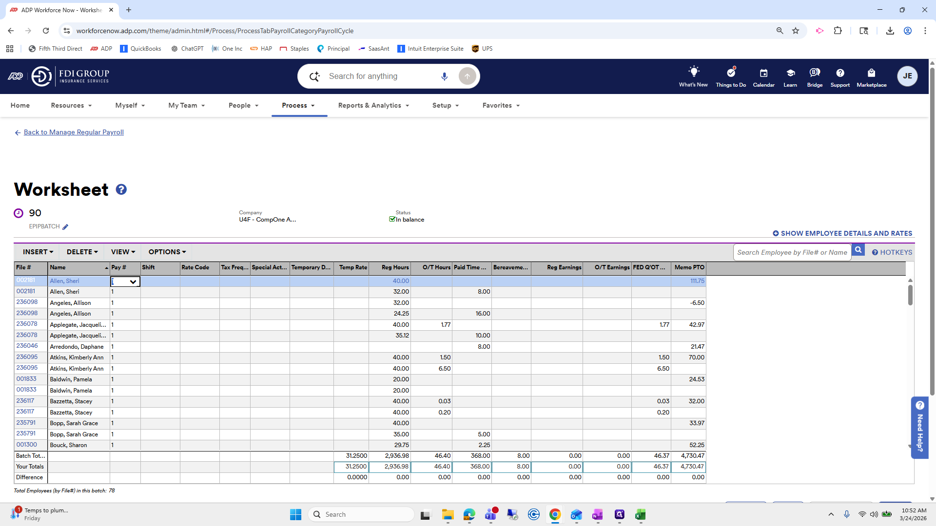 Step #62: Click on "Search Employee by File # or Name"