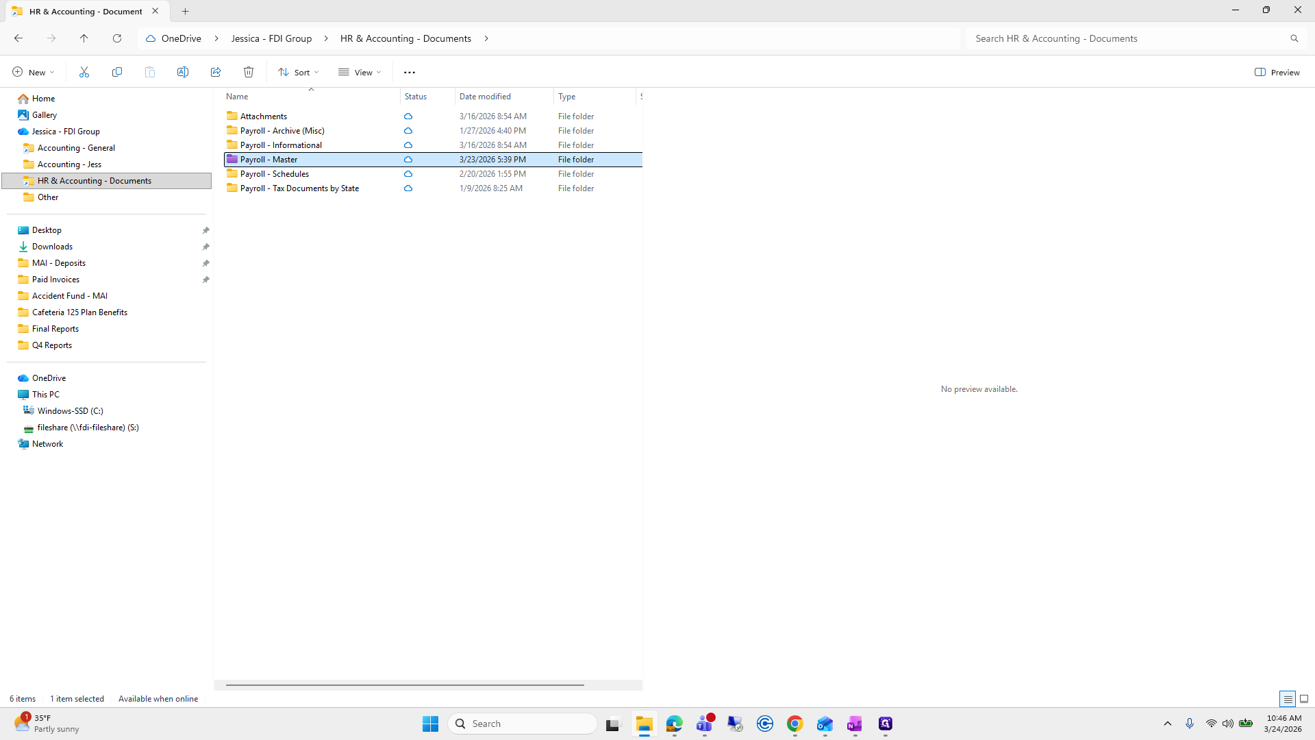 Step #2: Double-click on "Payroll - Master"