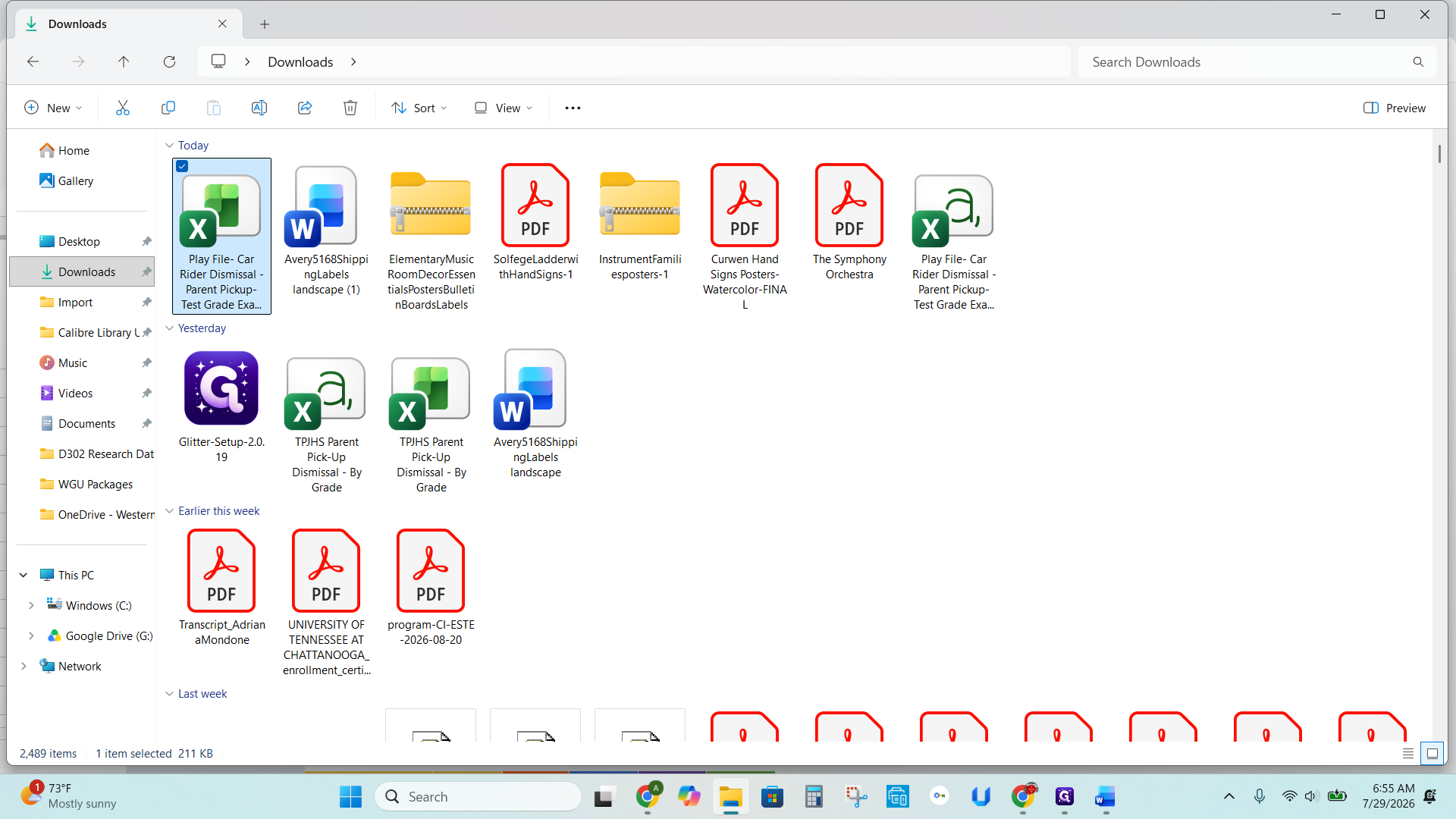Step #14: Navigate to your Downloads folder and double-click the newly saved CSV file to reopen it in Excel.