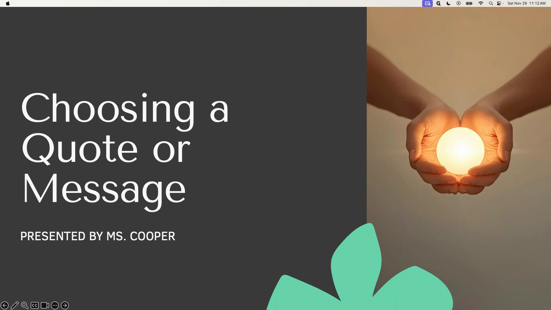 Step #1: Hello, amazing students,