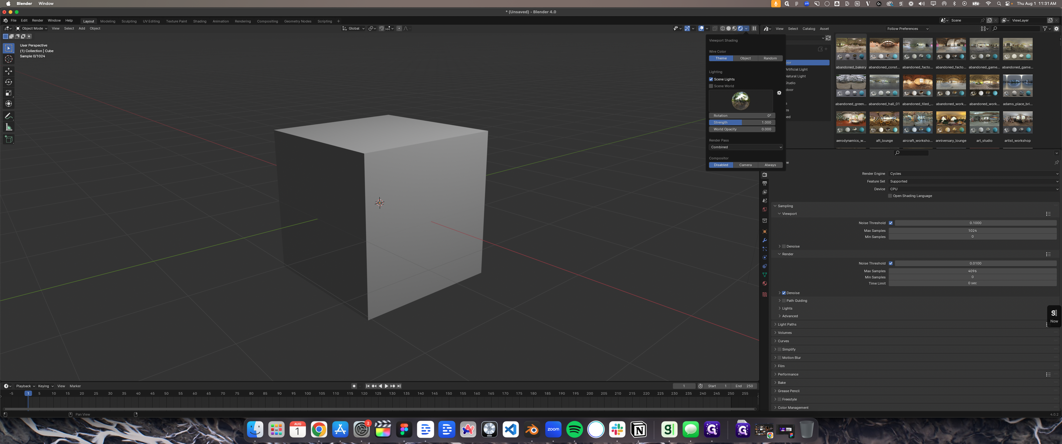 Step #25: Double-click on "✓ Scene Lights"