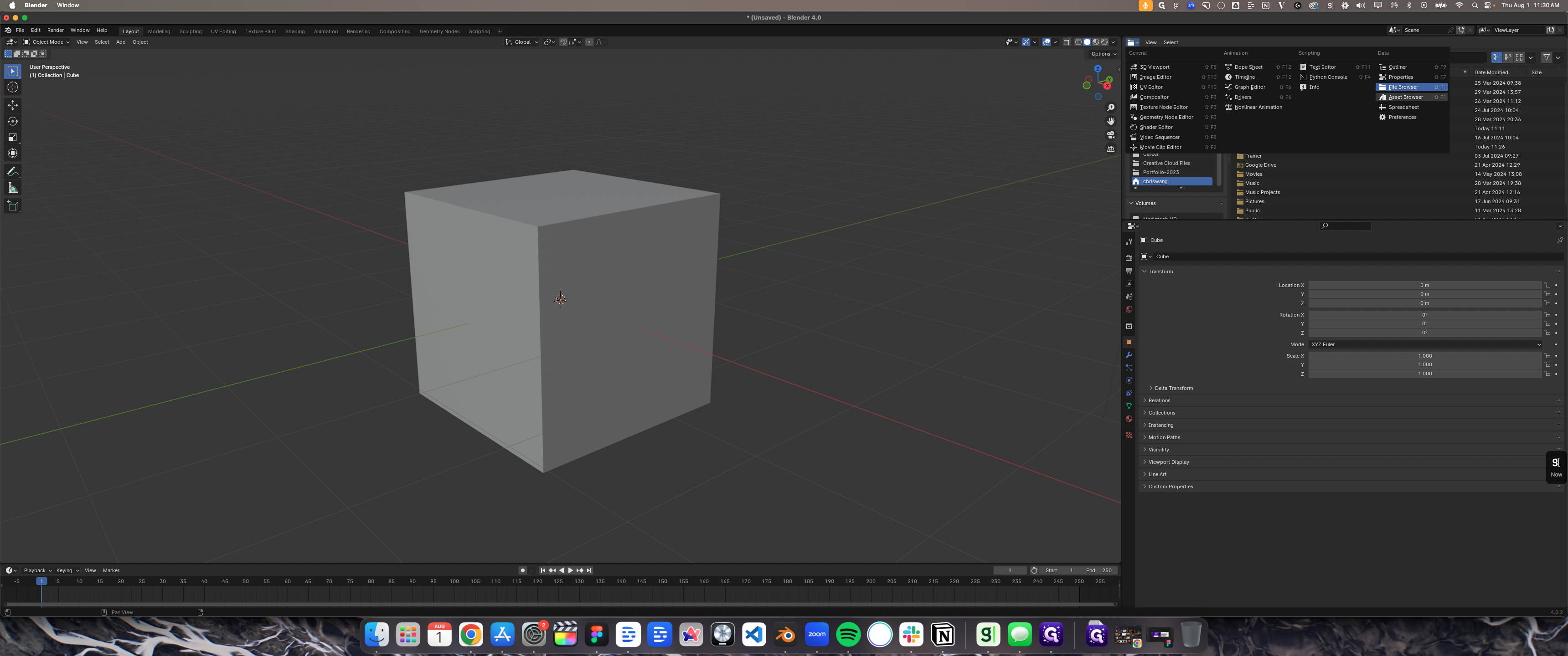 Step #14: Click on "Asset Browser"