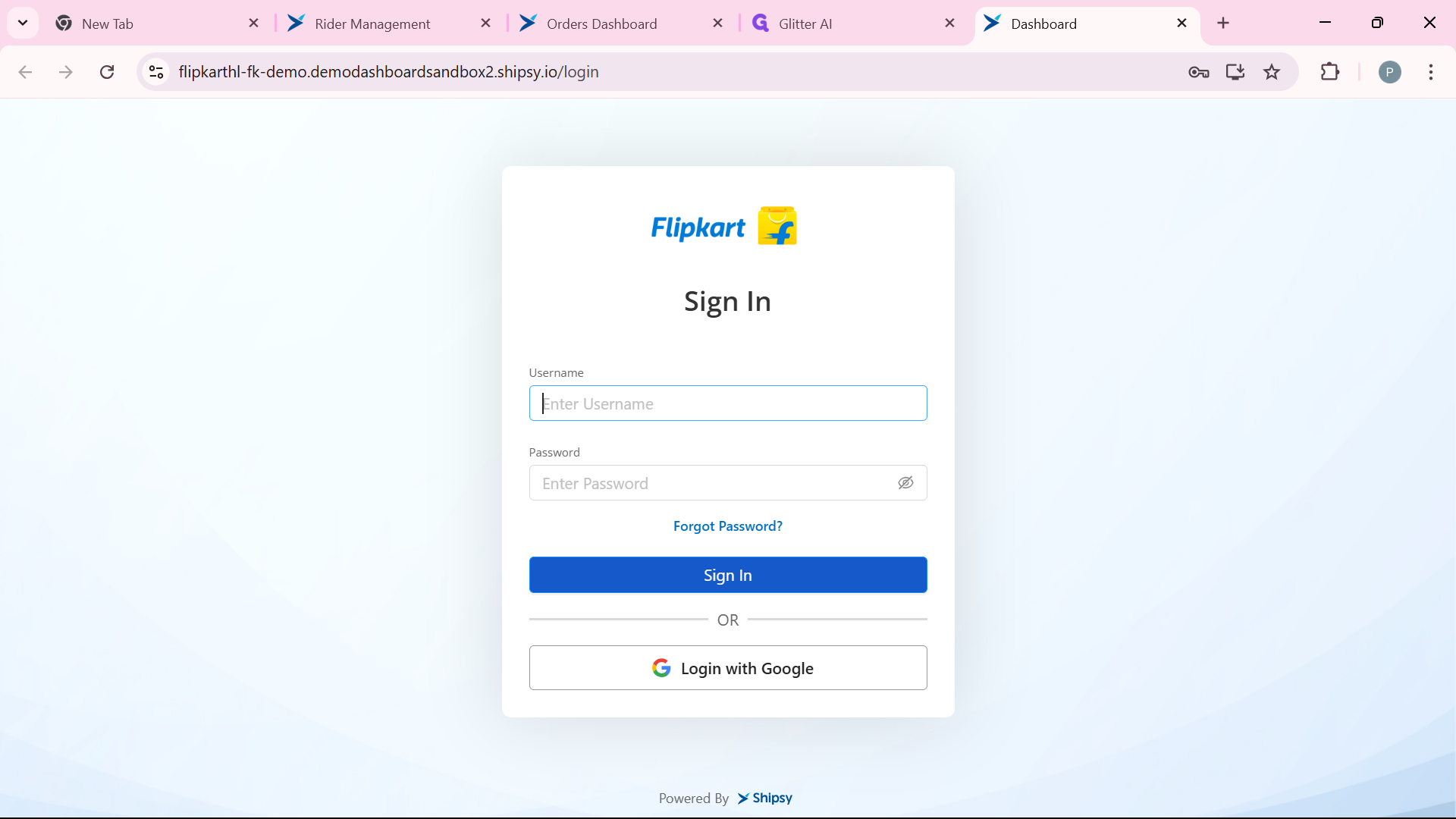 Step #2: Enter the Username