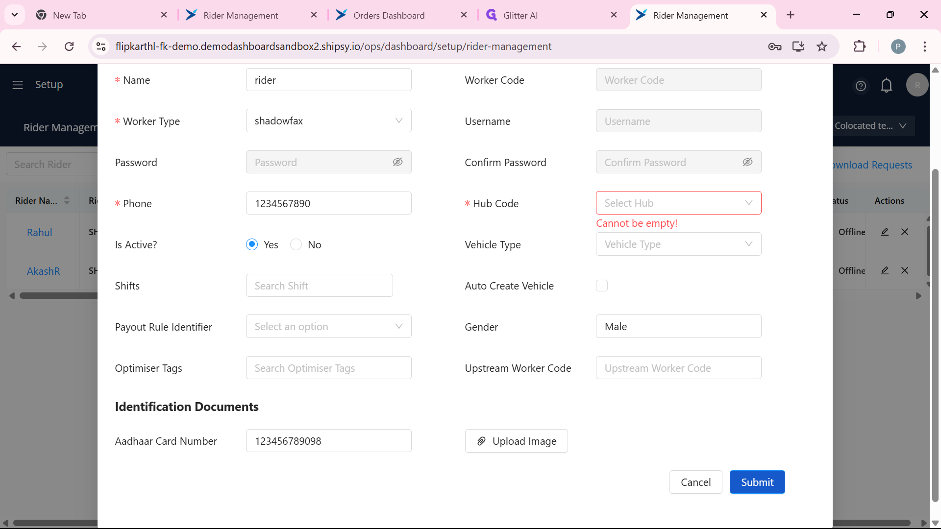Step #24: Click here and type the hub code