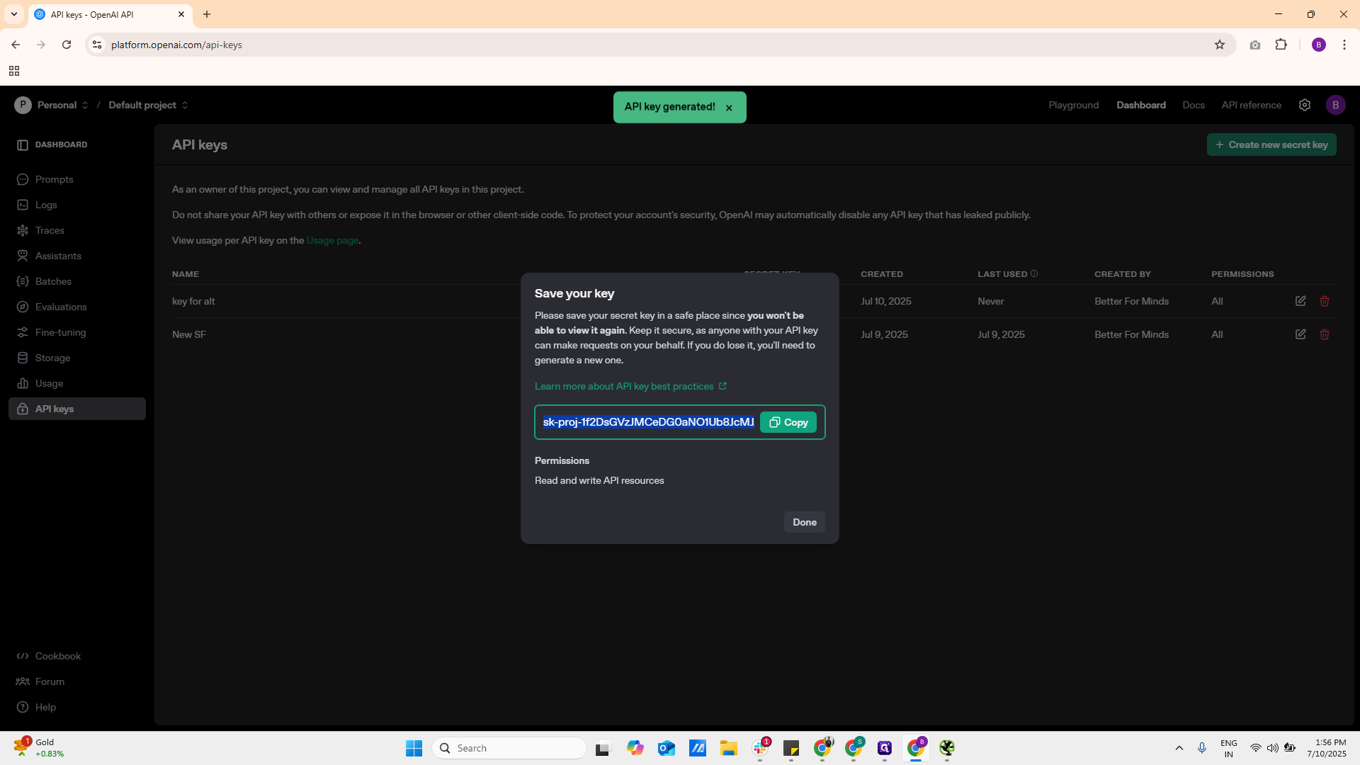 Step #3: Click on "Copy"