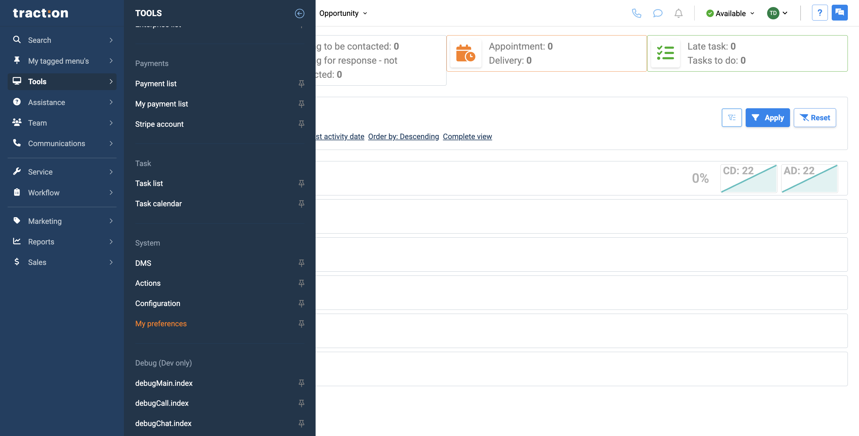 Step #2: Scroll down and click on My Preferences.