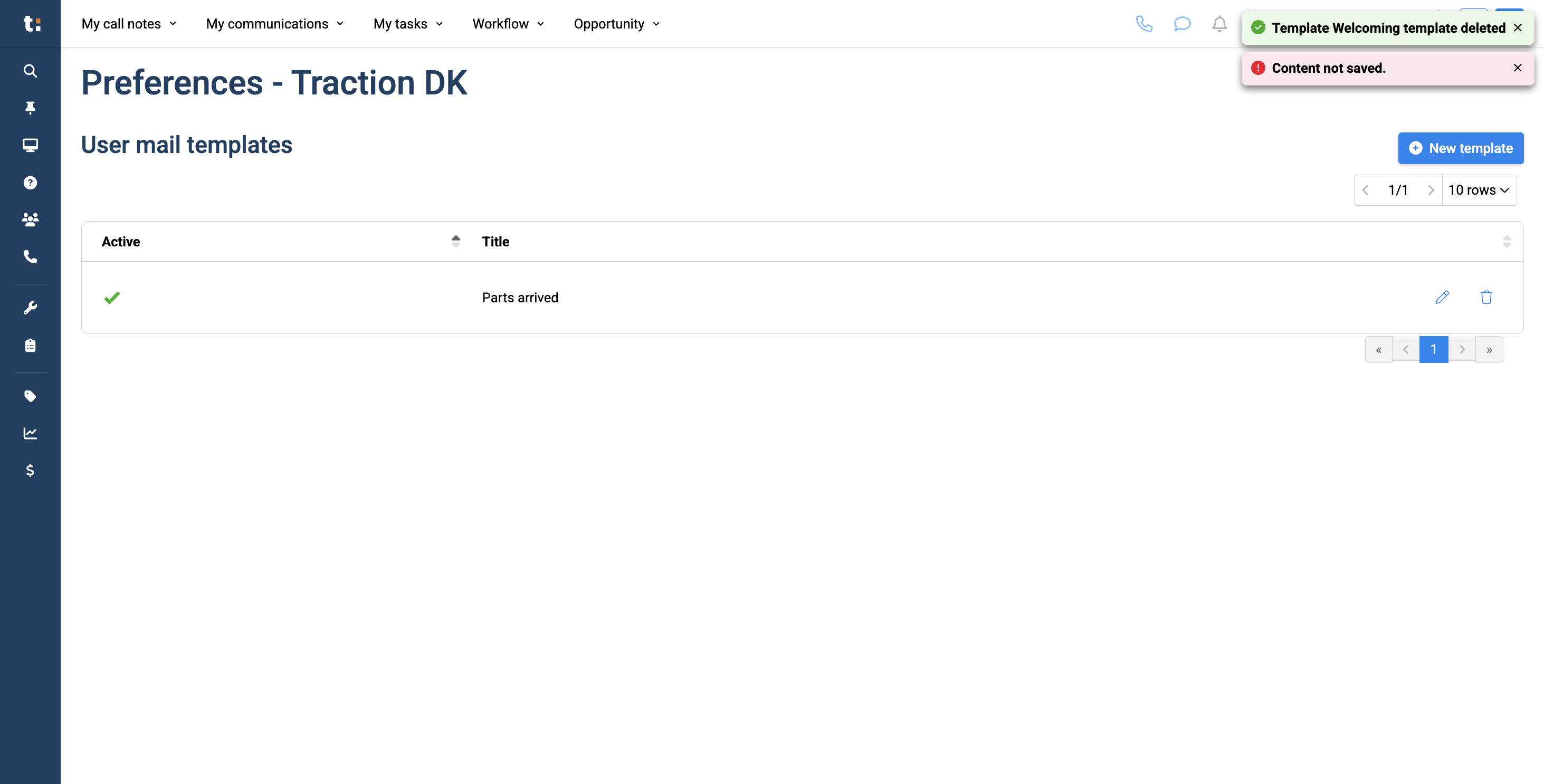 Step #16: When finished, go to Your Communications.....