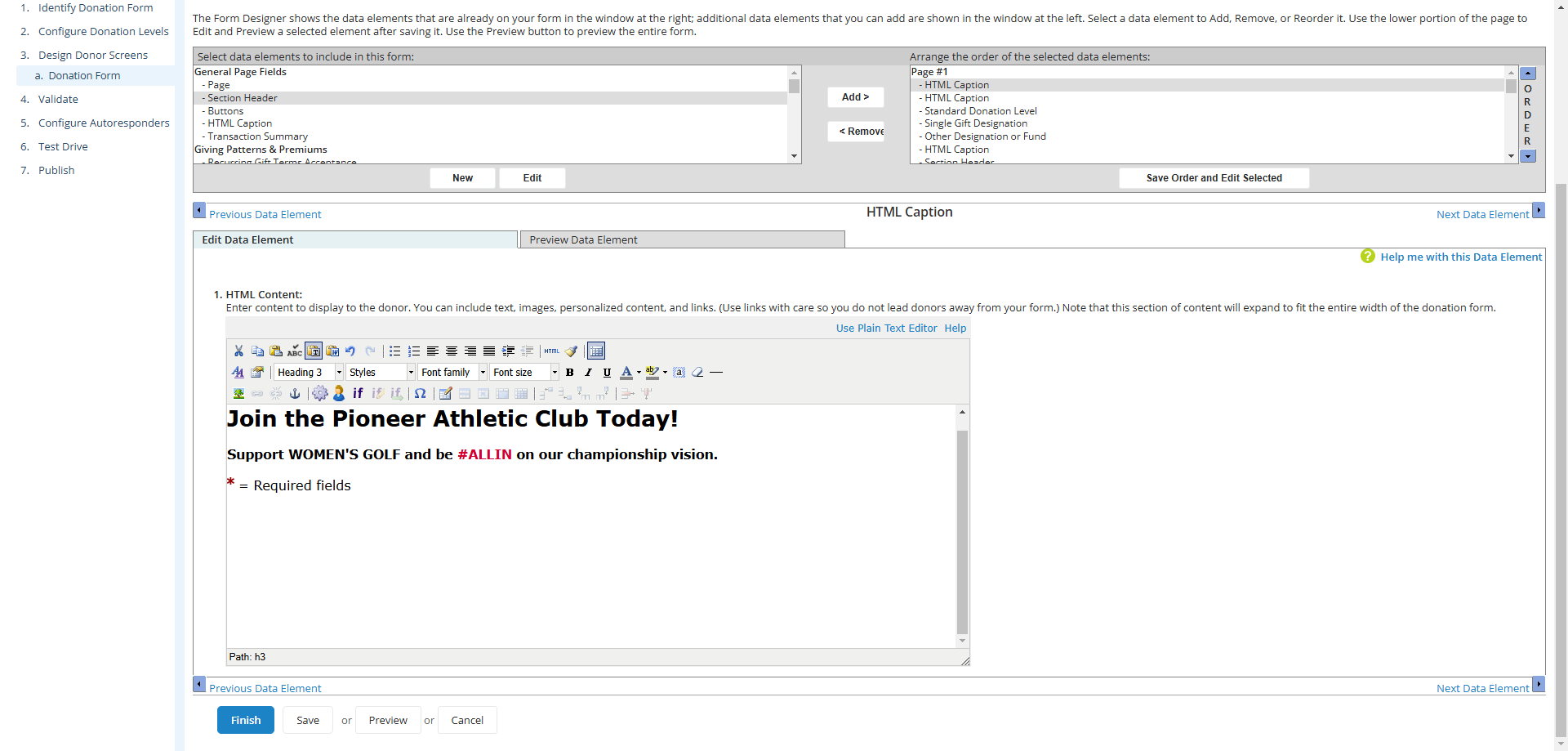 Step #5: Once you've finished revising the content, Click on the "Save" button.