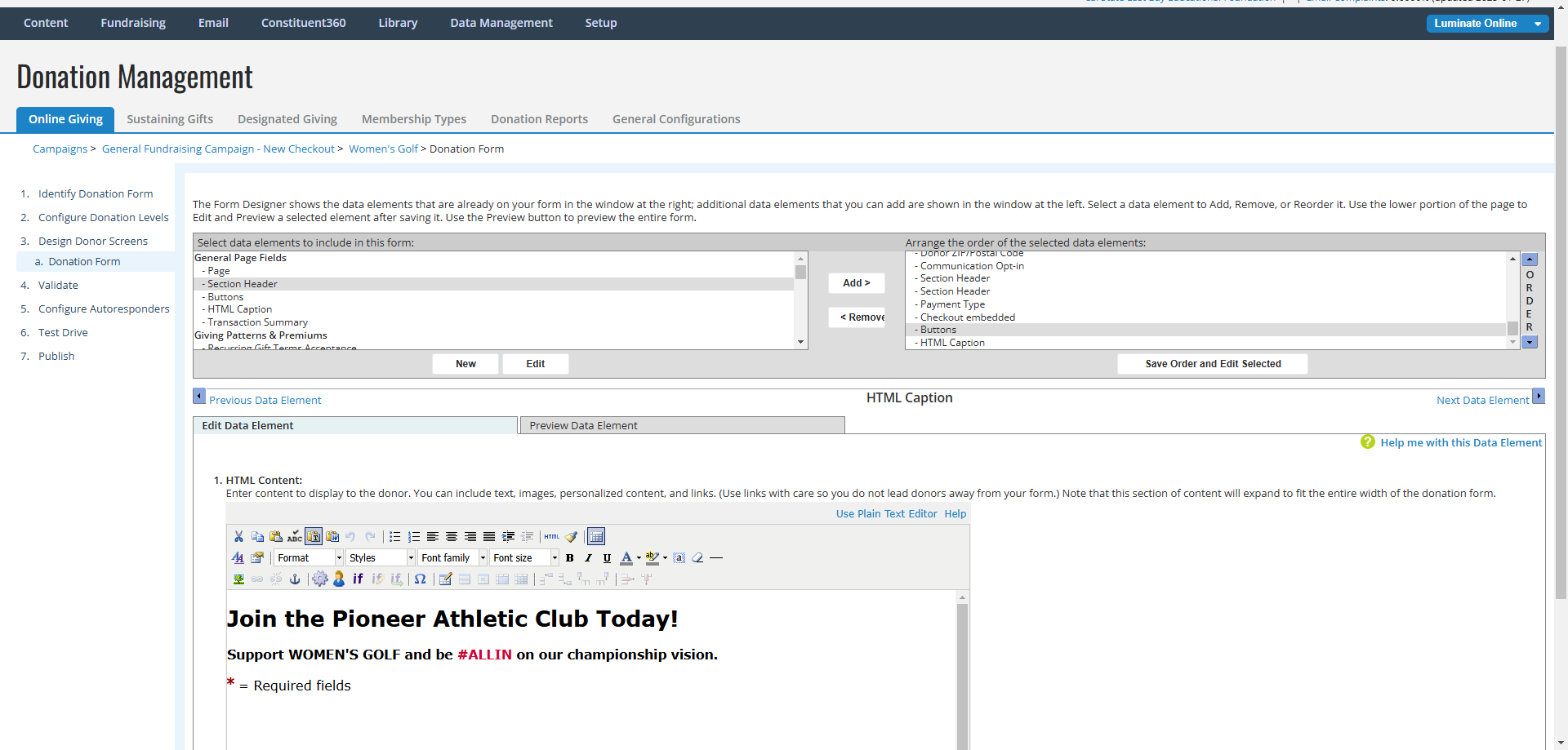 Step #11: Click on "Save Order and Edit Selected"