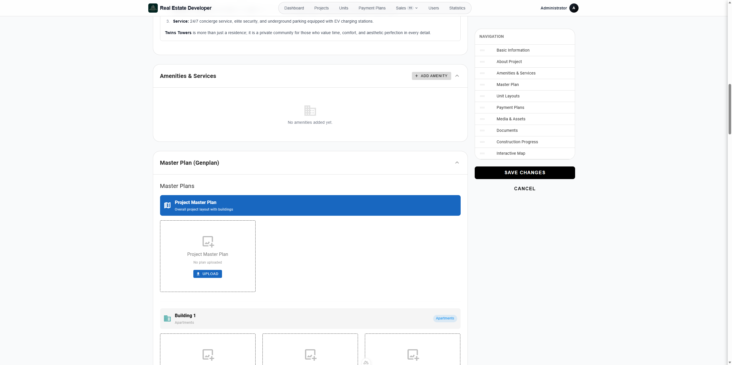 Step #247: Нажмите кнопку + ADD AMENITY, чтобы добавить новое удобство