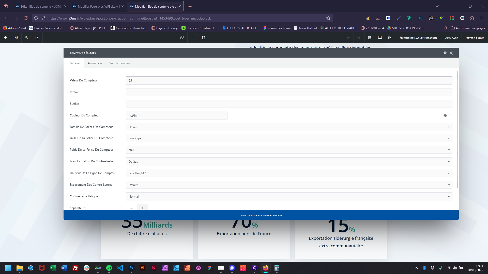 Step #7: Cliquez sur "SAUVEGARDER LES MODIFICATIONS"