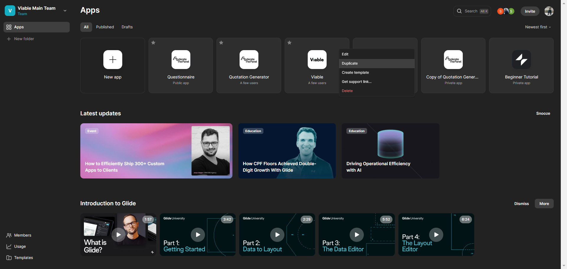 Step #3: Click on "Duplicate"