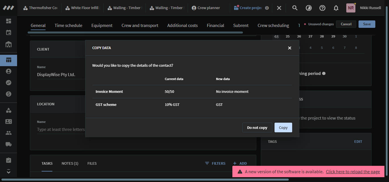 Step #12: Click on "Copy"