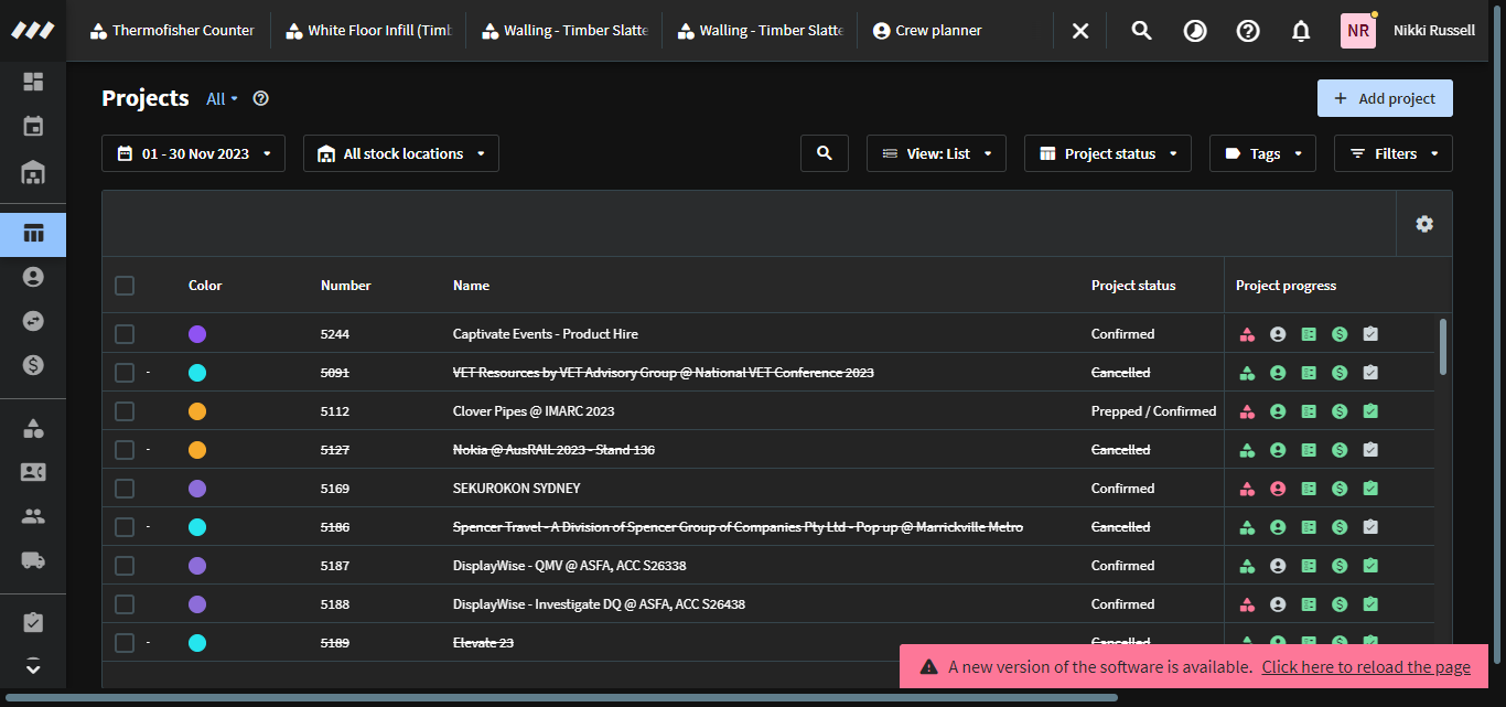 Step #4: Click on "+ Add project"