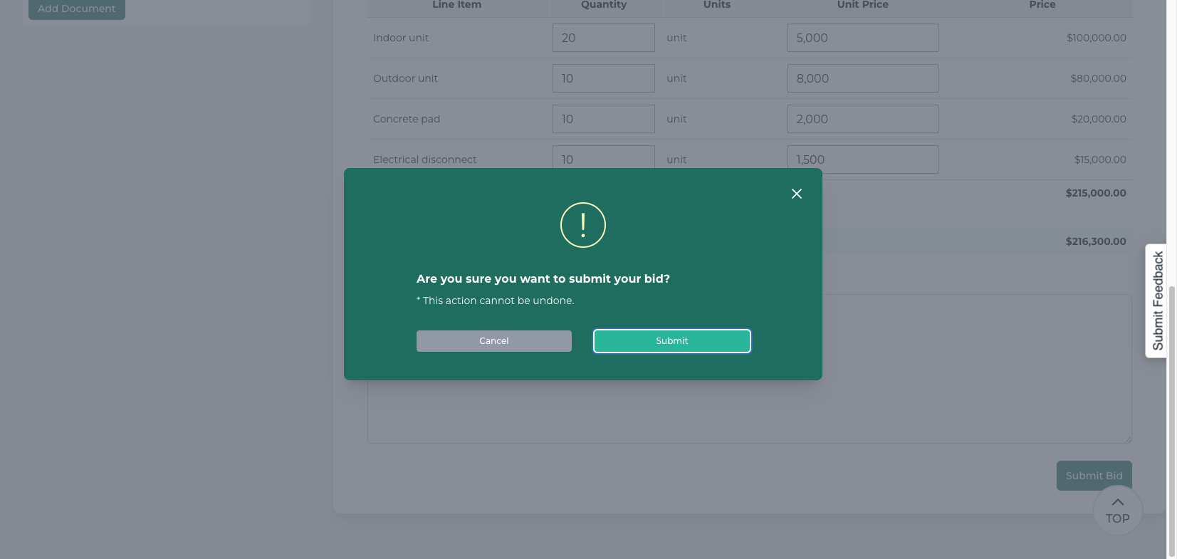 Step #10: Click on "Submit"