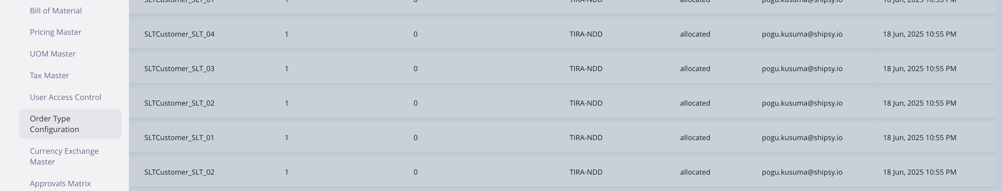 Step #2: Choose Order Type Configuration