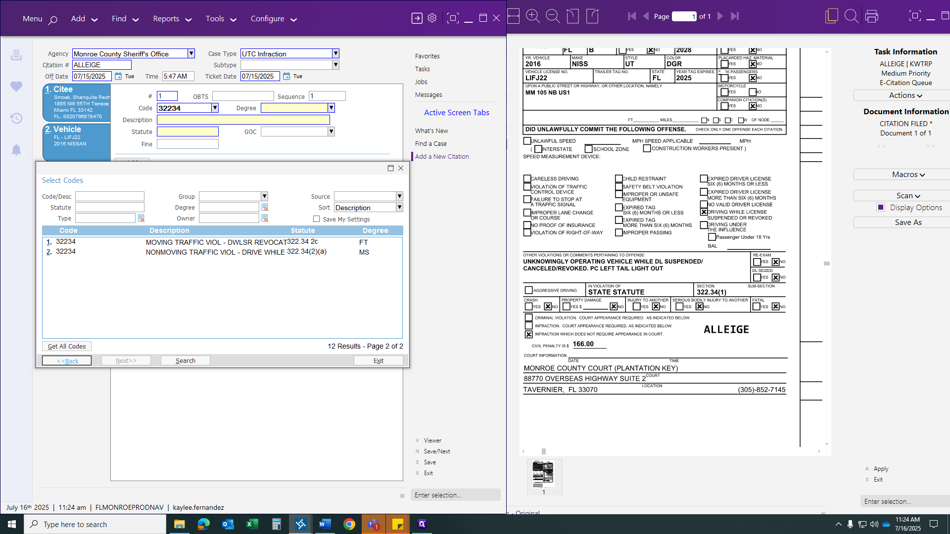 Step #46: Click on "<< Back"