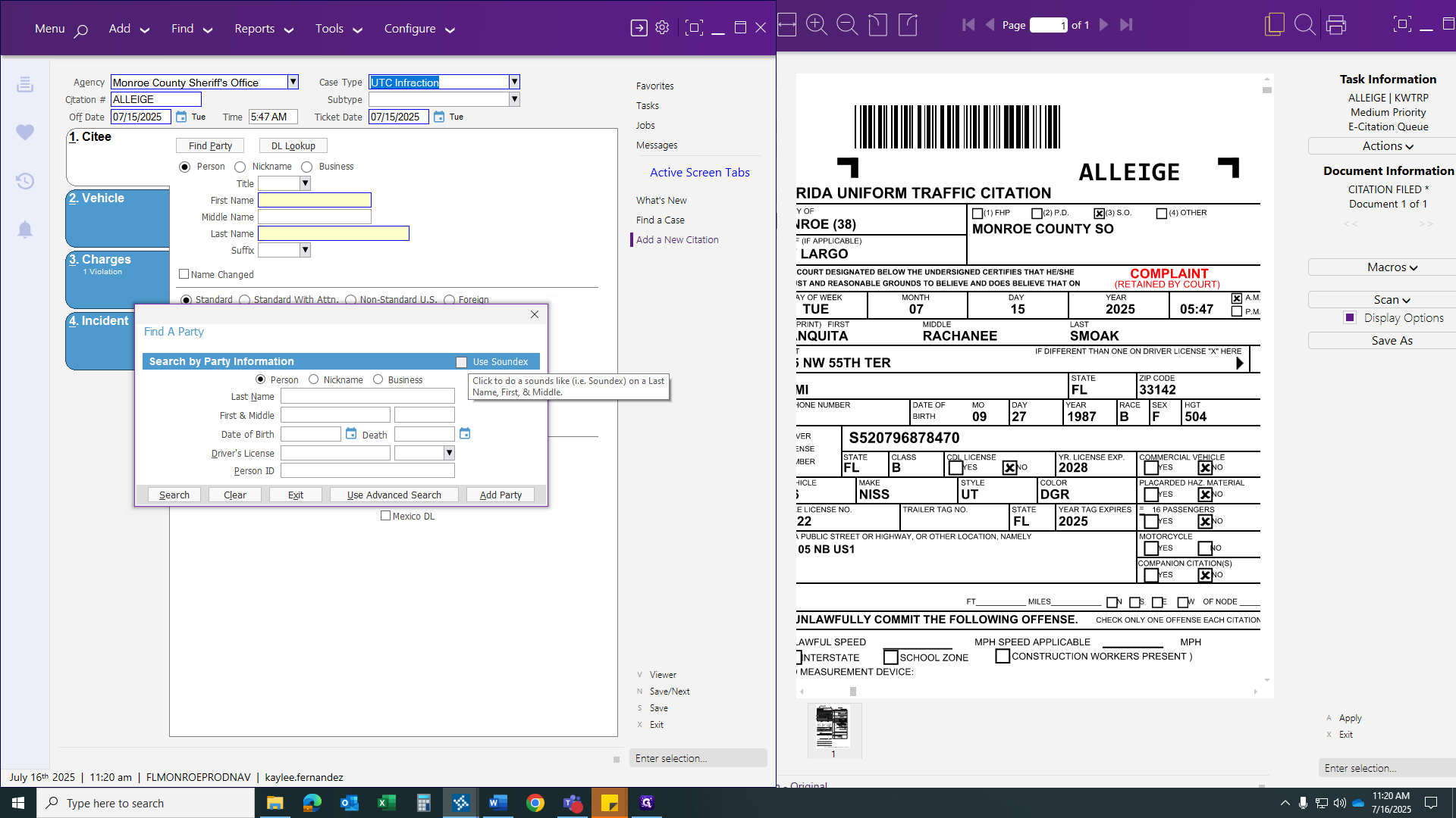 Step #25: Click on "Use Soundex"