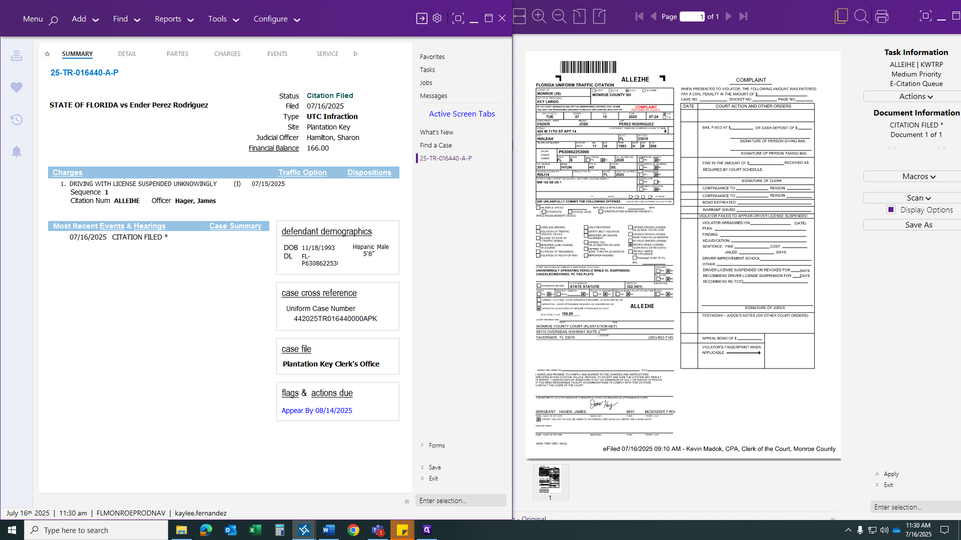 Step #63: Click on "EVENTS"