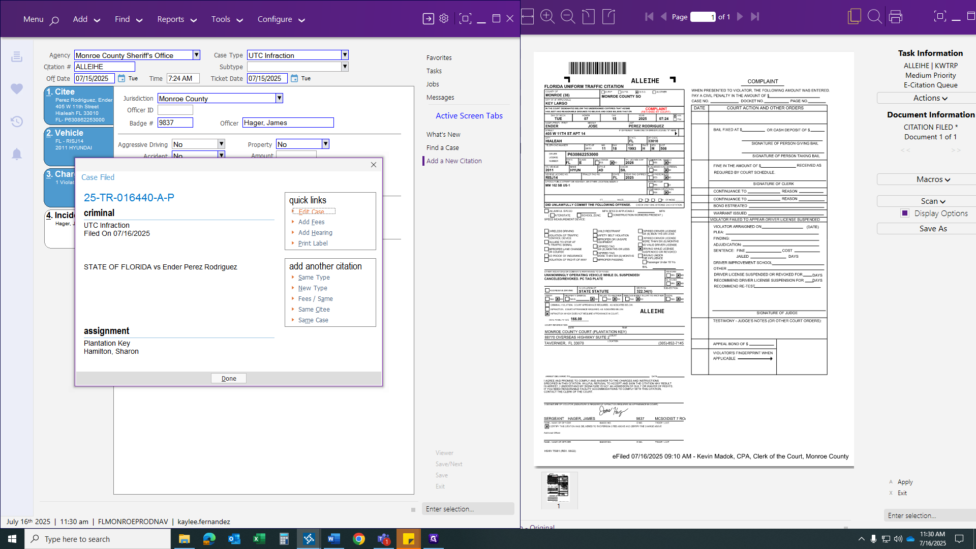 Step #61: Click on "Edit Case"