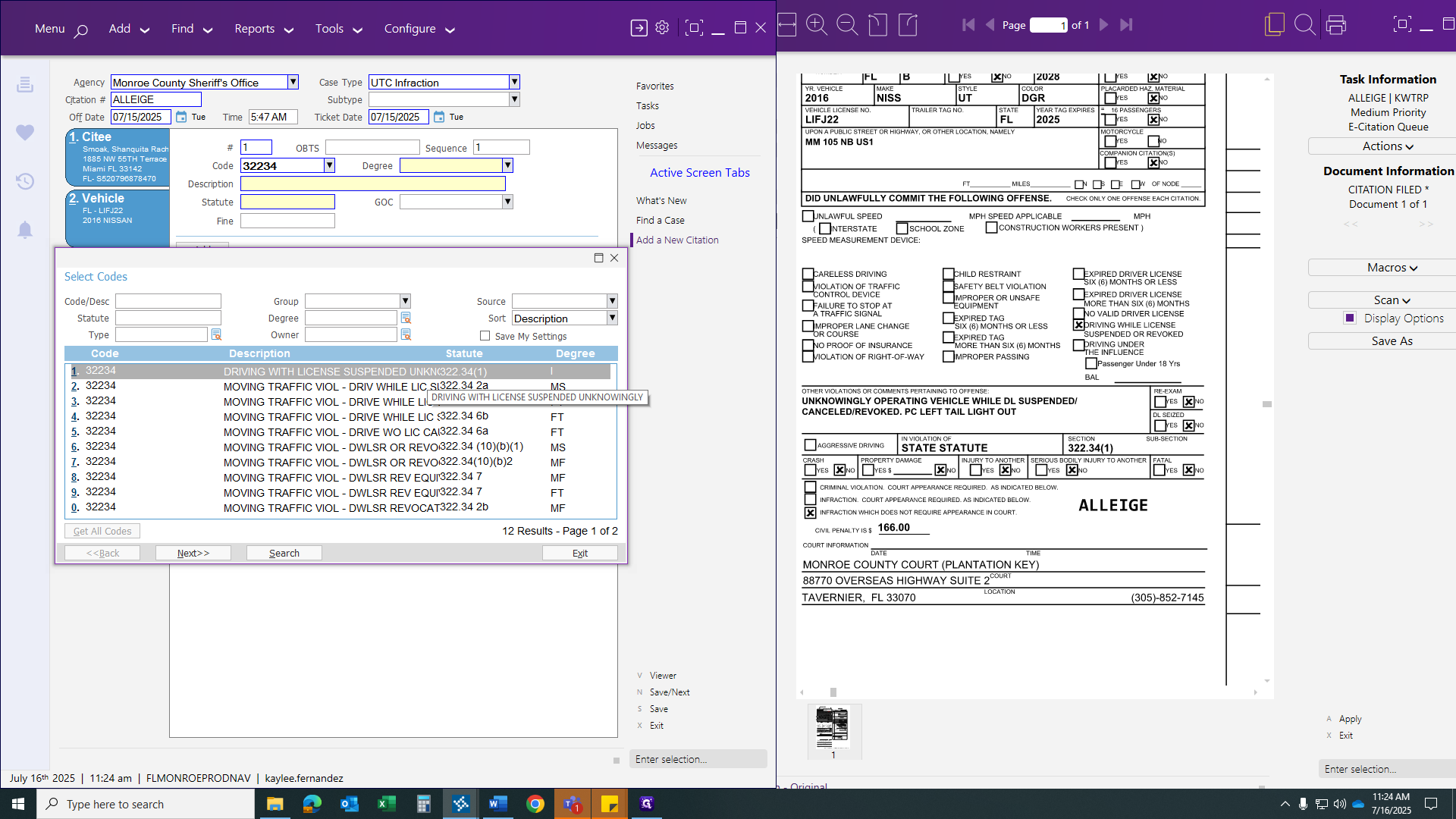 Step #47: Select your statute and click continue