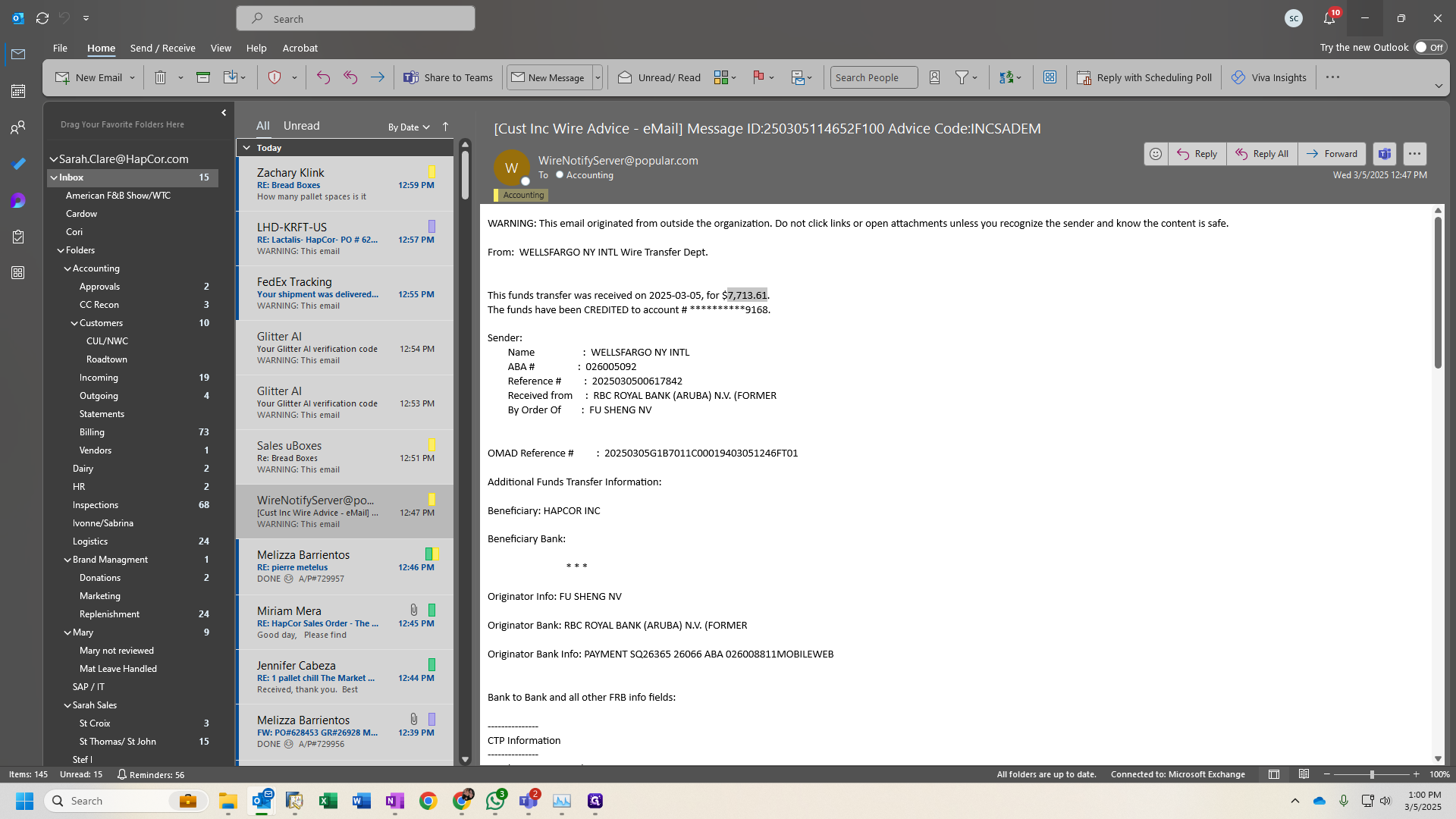 Step #12: Click here to go back to SAP