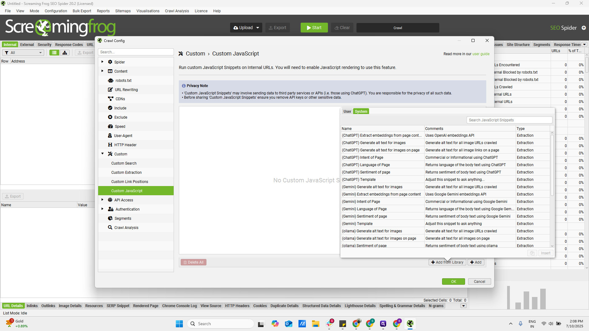 Step #11: Click on "for images"