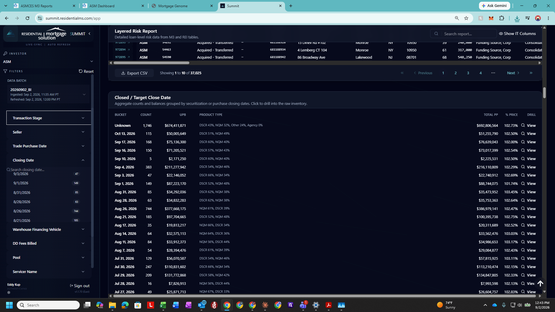 Step #11: Click on the Transaction Stage filter accordion.