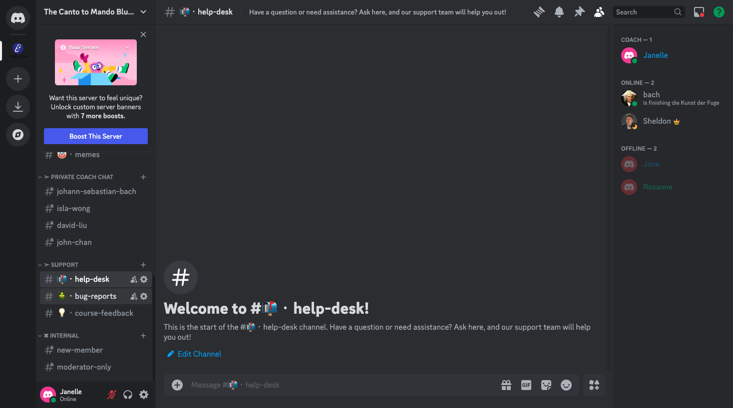 Step #25: check the #help-desk and #bug-reports channels daily
