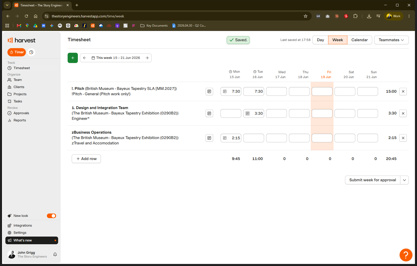 Step #18: Click the note icon inside the time entry field.